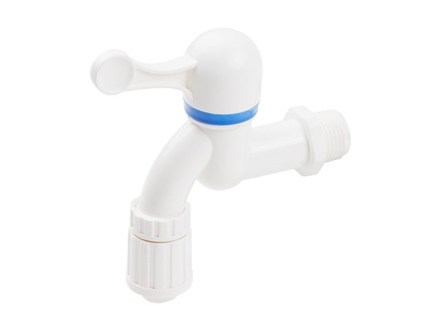 Купить Кран пластиковый водоразборный (для шланга) 1/2" нар., AV Engineering (для 5 к.с.) (AV Engineering) (AVE099003)