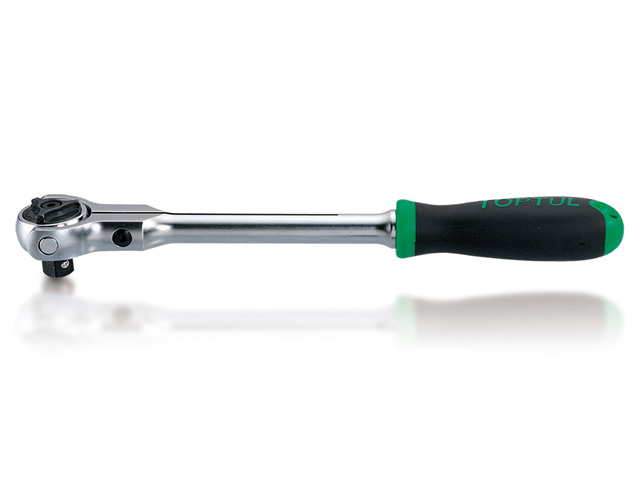 Купить Трещотка 3/8" 72зуб. 240мм поворотная головка TOPTUL (TOPTUL) (CJLN1224)