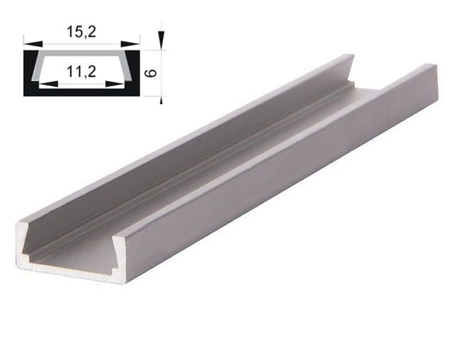 Купить Профиль для светодиодной ленты PAL 1506 (2м) JAZZWAY (JAZZWAY) (1009609)