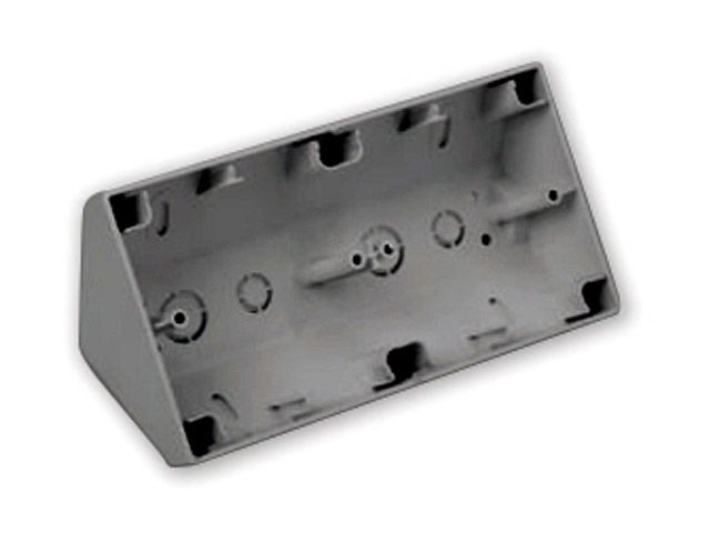 Купить Коробка распаечная (монтажная) угловая КУ-442 серая BYLECTRICA (153х82х57 мм) (BYLECTRICA) (КУ-442сер)