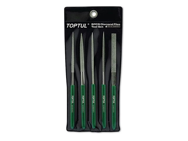 Купить Набор надфилей 5шт. TOPTUL (TOPTUL) (GNBA0501)