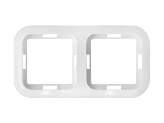 Купить Рамка 2-местная белая, Гармония, BYLECTRICA (BYLECTRICA) (01ВМ.735212.048)