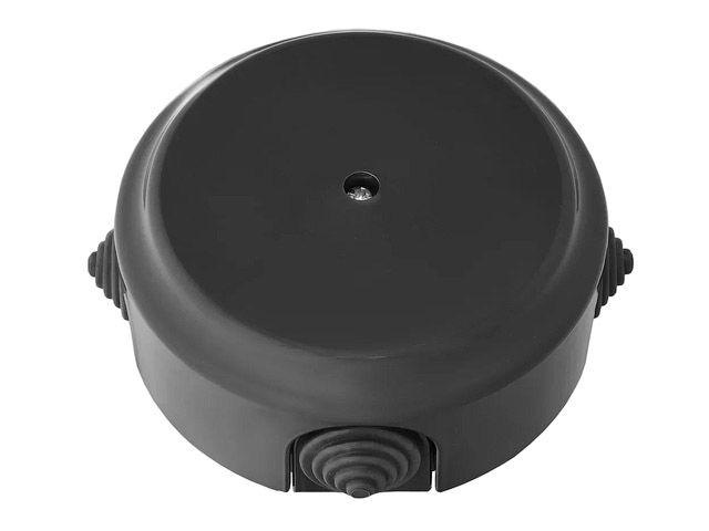 Купить Коробка монтажная КМ-447 черная, Ретро, BYLECTRICA (124,5х124,5х45) (BYLECTRICA) (КМ-447чер)