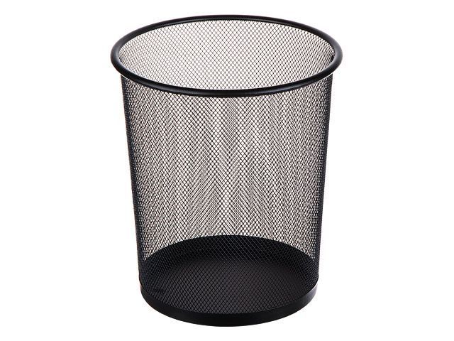 Купить Корзина для бумаг, 23х19х27, черная, REDONDA, PERFECTO LINEA (объем: 9 л.) (PERFECTO LINEA) (22-700300)