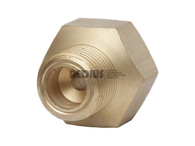 Купить Переходник G3/4"- Сп21,8 (УН-000-11) "Редиус 168" (импортный редуктор) (РЕДИУС) (10119)