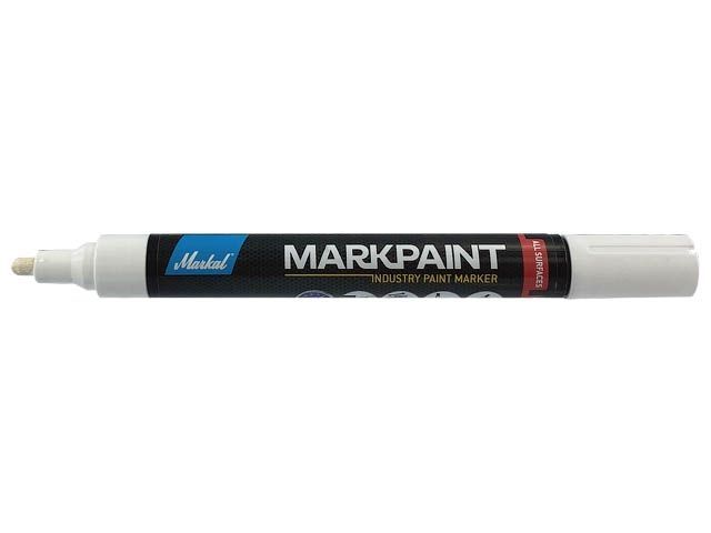 Купить Маркер промышл. перманентный на основе жидк. краски MARKAL MARKPAINT БЕЛЫЙ (Толщина линии 2 мм. Цвет белый) (MARKAL) (97520)