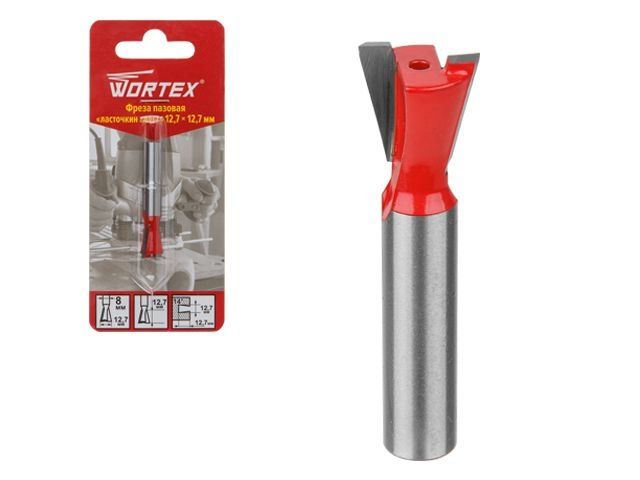 Купить Фреза пазовая "ласточкин хвост" 12,7х12,7 мм WORTEX (WORTEX) (0318100)
