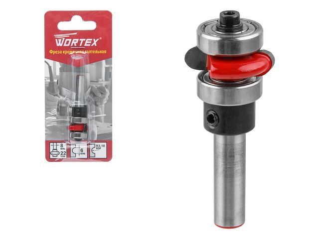 Купить Фреза кромочная галтельная 22х6 мм WORTEX (WORTEX) (0318093)