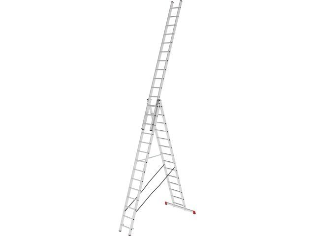 Купить Лестница алюм. 3-х секц. 356/949/376см 3х14 ступ., 21,5кг PRO STARTUL (ST9942-14) (PRO STARTUL)
