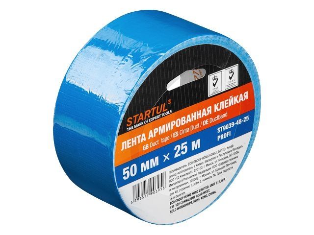 Купить Лента армированная клейкая 50ммх25м синяя STARTUL PROFI (ST9039-48-25) (Скотч армированный) (STARTUL)
