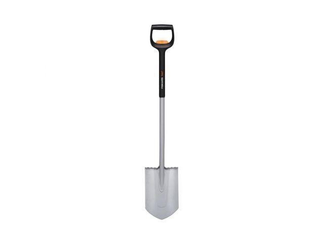 Купить Лопата штыковая телескопическая закругленная Xact FISKARS (длина:1108-1300мм, ширина:192мм) (FISKARS) (1066732)