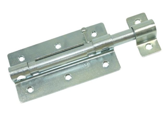 Купить Задвижка дверная 120 мм ЗД-09, белый цинк STARFIX (STARFIX) (SMP-10377-1)