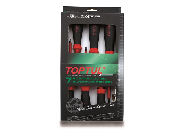 Купить Набор отверток диэлектр. 7шт TOPTUL (TOPTUL) (GAAE0704)