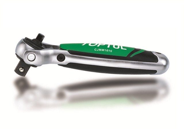 Купить Трещотка 1/4"-1/2" 72зуб. 160мм двухсторонняя TOPTUL (TOPTUL) (CJMM1616)