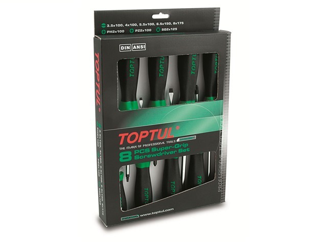 Купить Набор отверток 8шт TOPTUL (TOPTUL) (GAAE0821)