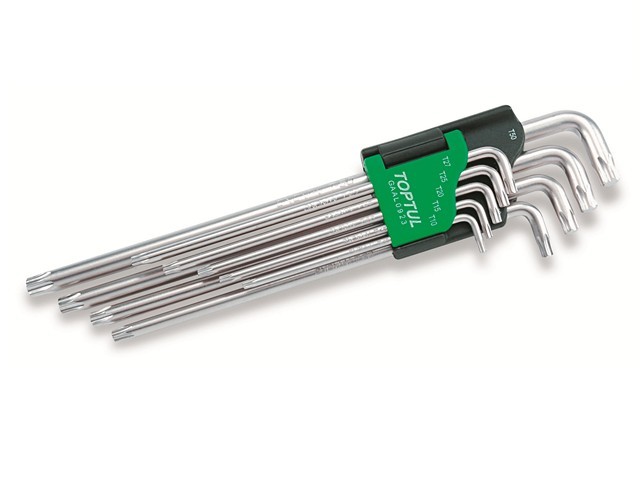 Купить Набор ключей Torx T10-Т50 9шт экстра-длин. TOPTUL (TOPTUL) (GAAL0923)