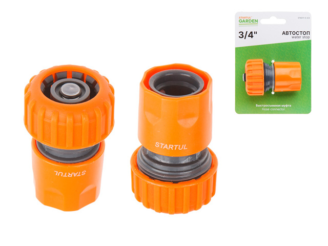 Купить Муфта быстросъемная 3/4" с автостоп. STARTUL GARDEN (ST6011-5-3/4) (STARTUL)