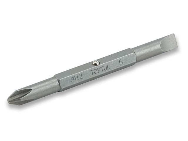 Купить Насадка двухсторонняя PH1/SL5mm 75мм TOPTUL (TOPTUL) (FKAA0105)