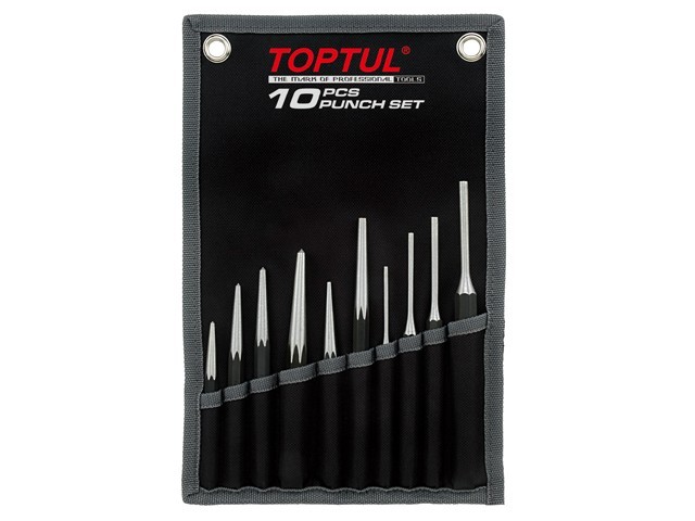 Купить Набор выколоток 10шт на полотне TOPTUL (TOPTUL) (GPAQ1001)
