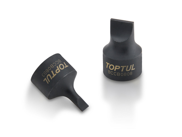 Купить Головка 1/4" с насадкой шлицевой 3мм SNCM+V TOPTUL (BCCB0803) (TOPTUL)