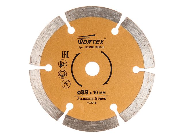 Купить Диск пильный по керамике 89x10 мм HS S100 T WORTEX для HS 2865 (WORTEX) (HSS100T00026)