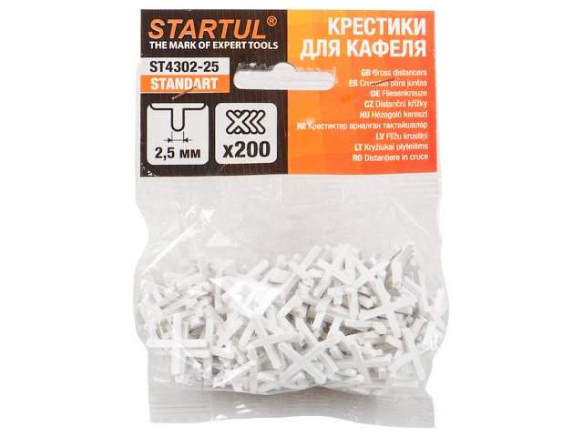 Купить Крестики д/кафеля 1,5мм 200шт STARTUL STANDART (ST4302-15) (STARTUL)