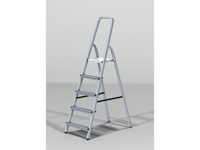 Купить Лестница-стремянка алюм. 103 см 5 ступ. 3,6кг PRO STARTUL (ST9940-05) (Размеры профиля: Передний каркас 40х20х1, Задний каркас 30х20х1) (PRO STARTUL)