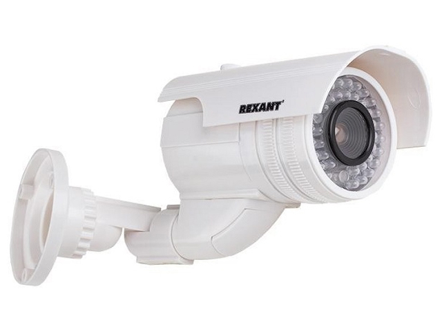 Купить Муляж камеры уличной, цилиндрическая (белая) REXANT (REXANT) (45-0240)